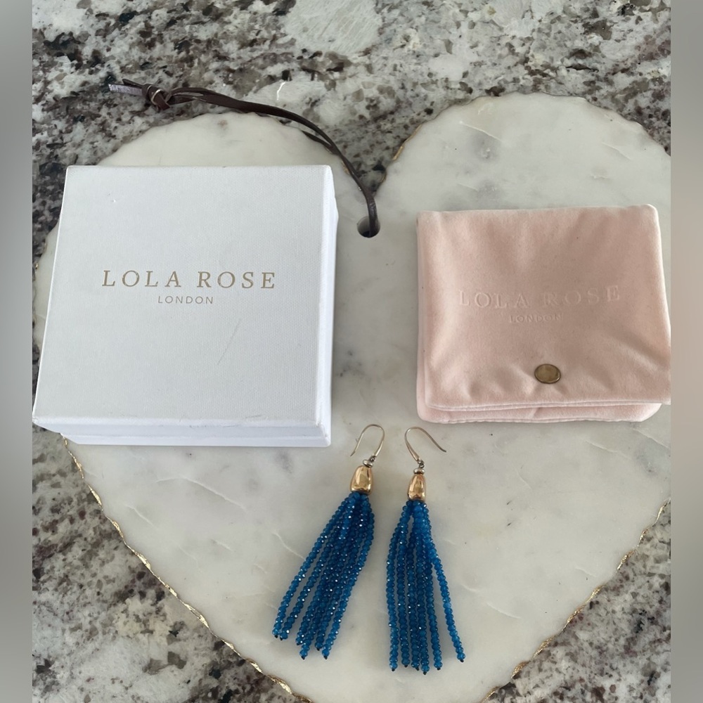 Lola Rose Zoelle Gemstone Tassel Earrings